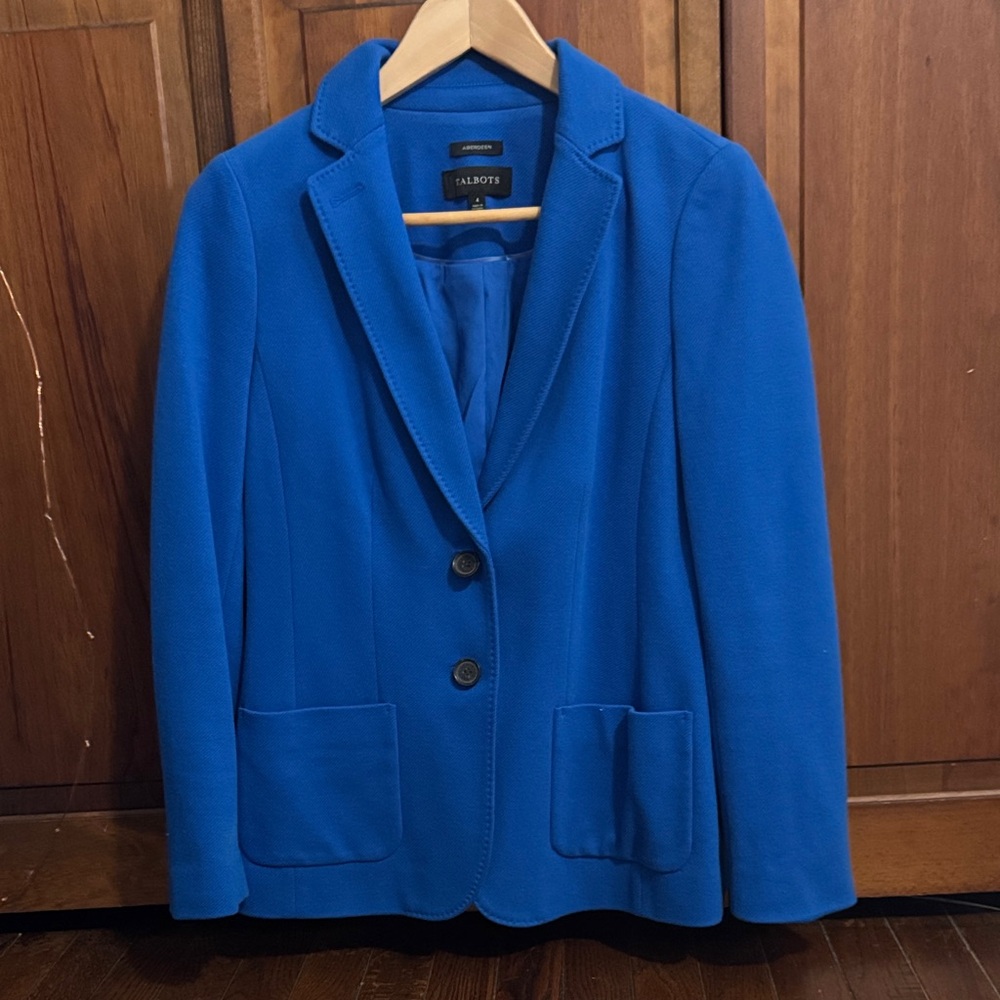 Talbots Vibrant Blue Women's Blazer